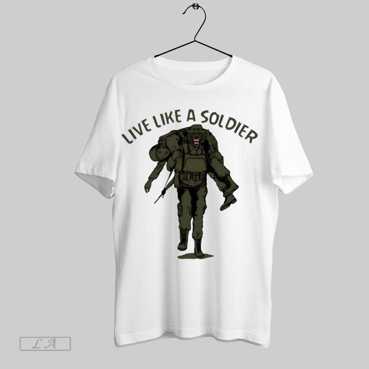 Original Live Like A Soldier Tiger Army Military Unisex T-shirt, Sweatshirt, Hoodie, Long Sleeve Tee - T-Shirt, Sweatshirt, Hoodie