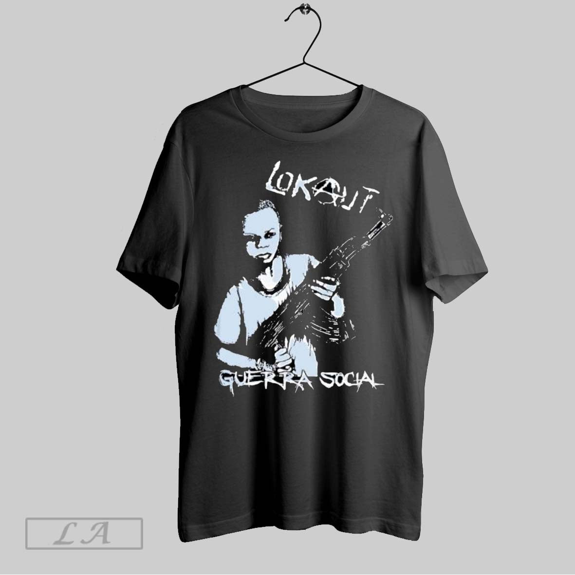 Original Lokaut Guerra Social Child Ak 47 Unisex T-shirt, Sweatshirt, Hoodie, Long Sleeve Tee - T-Shirt, Sweatshirt, Hoodie