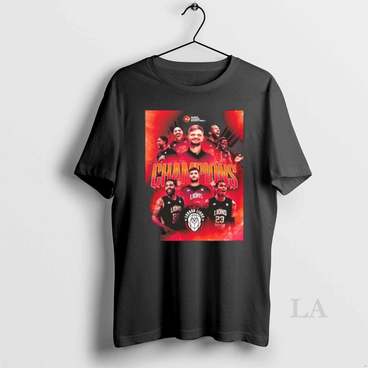 Original London Lions Basketball Champions 2026 Super League Basketball League Championship - T-Shirt, Sweatshirt, Hoodie