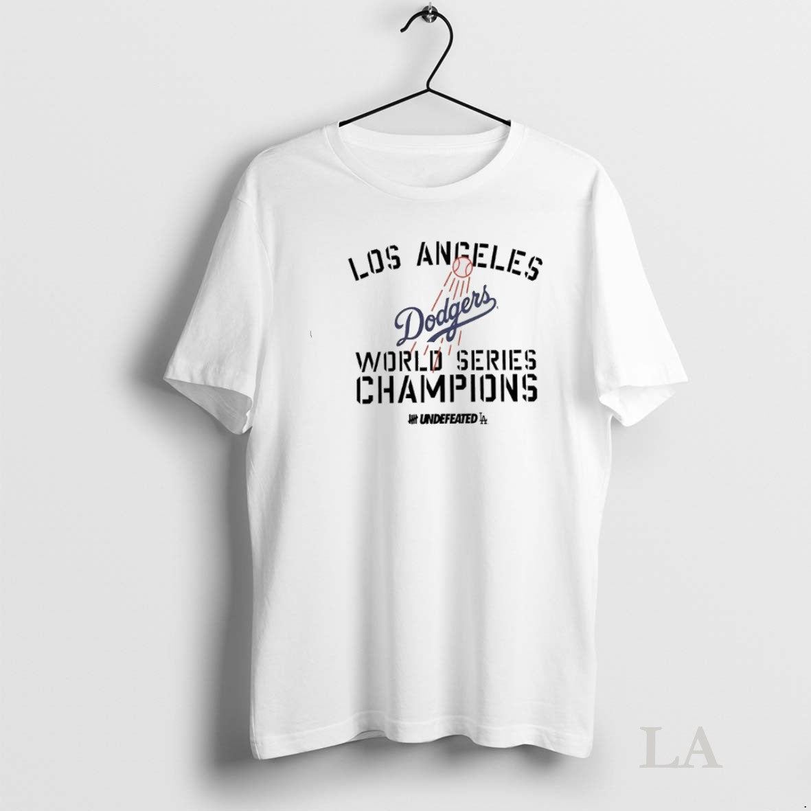 Original Los Angeles Dodgers X Undefeated World Series Champions Unisex T-shirt, Sweatshirt, Hoodie, Long Sleeve Tee - T-Shirt, Sweatshirt, Hoodie