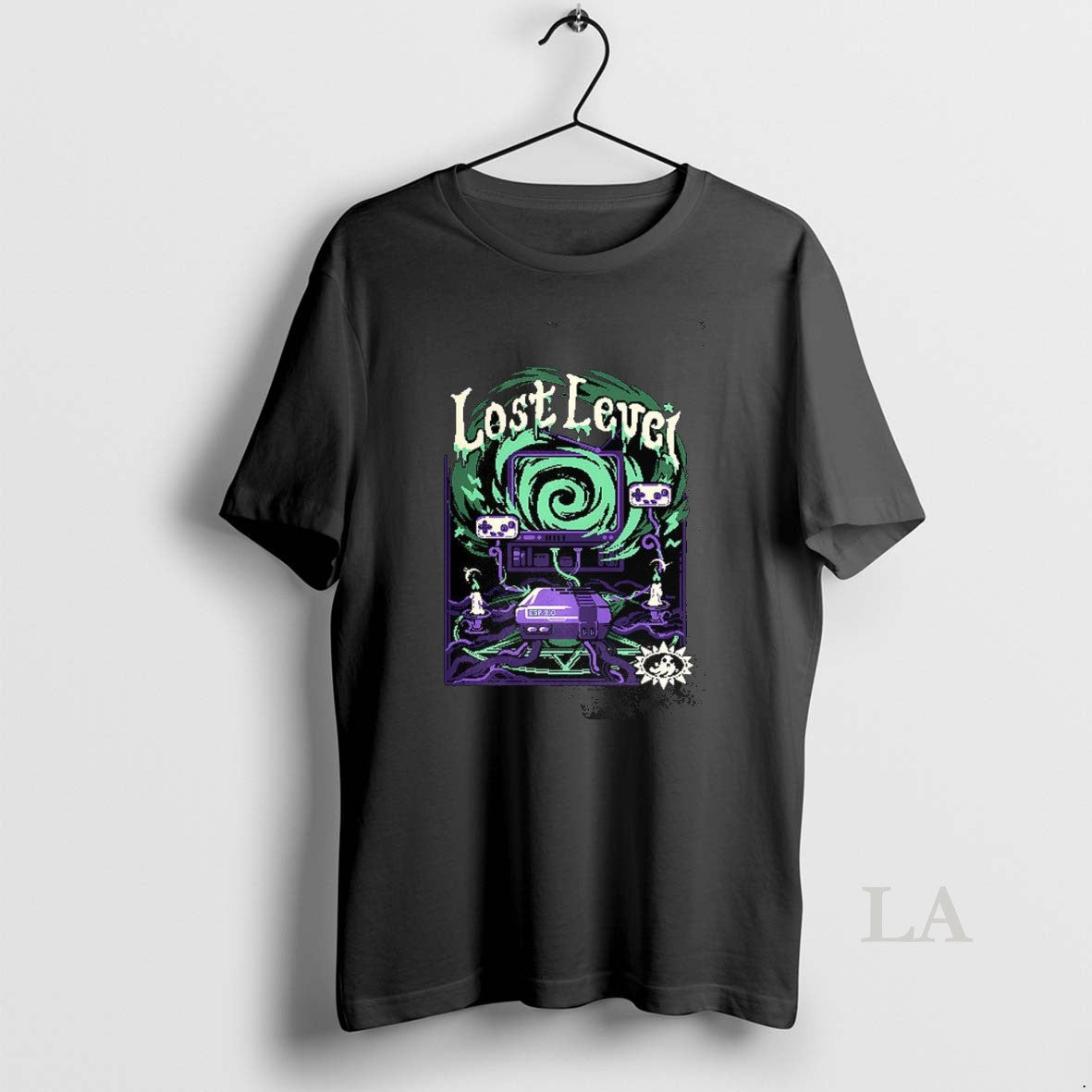 Original Lost Level Caught Up In The Spooky Game Halloween Unisex T-shirt, Sweatshirt, Hoodie, Long Sleeve Tee - T-Shirt, Sweatshirt, Hoodie