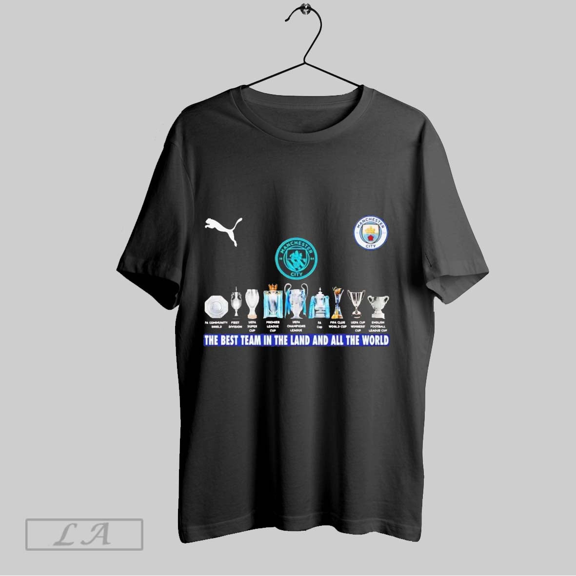 Original Manchester City The Best Team In The Land And All The World Ladies Unisex T-shirt, Sweatshirt, Hoodie, Long Sleeve Tee - T-Shirt, Sweatshirt, Hoodie