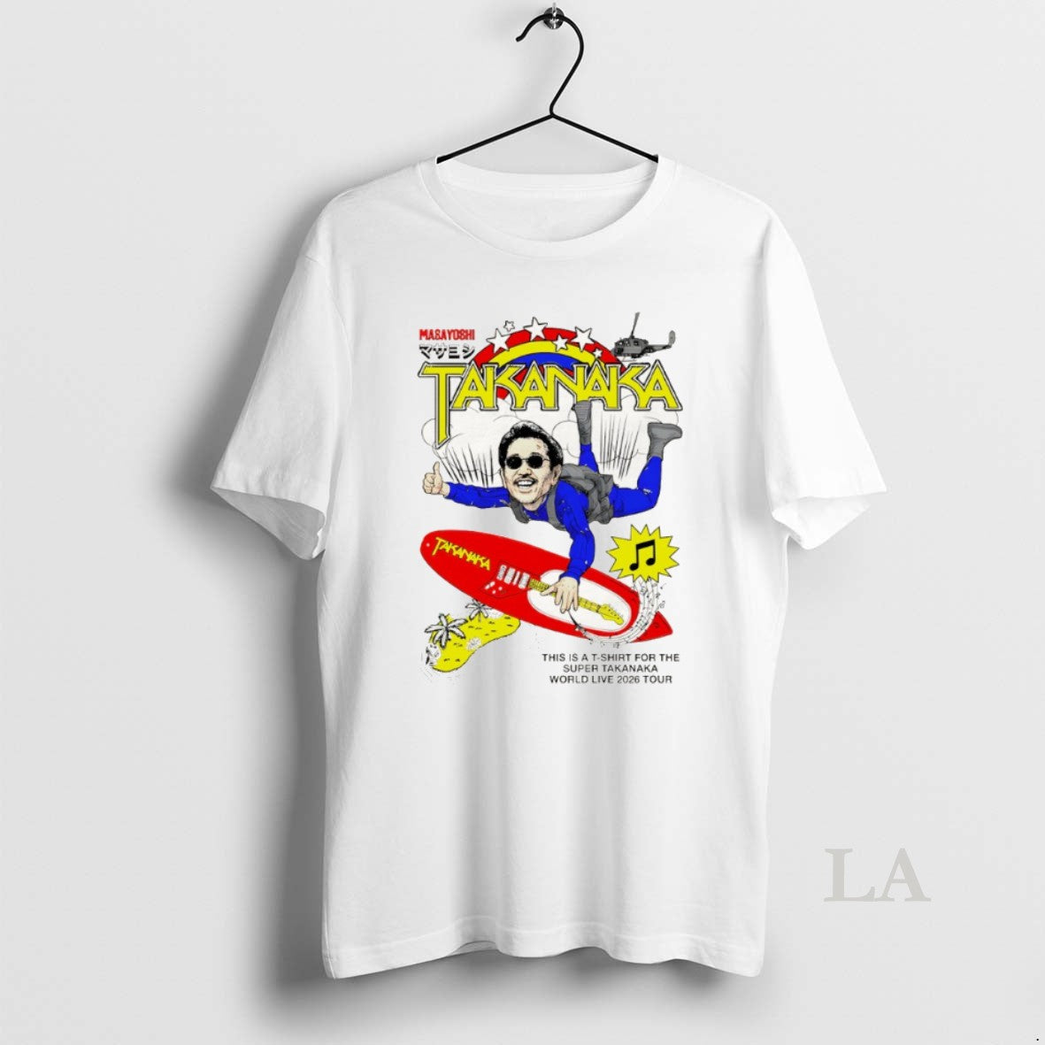 Original Masayoshi Takanaka Super Takanaka World Live 2026 Tour Unisex T-shirt, Sweatshirt, Hoodie, Long Sleeve Tee - T-Shirt, Sweatshirt, Hoodie