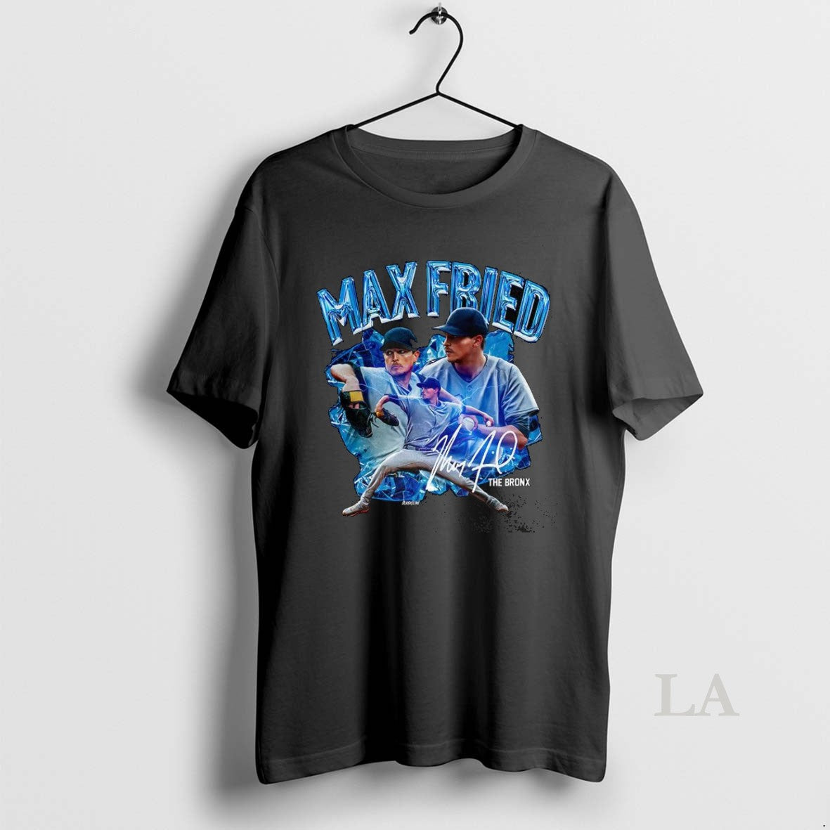 Original Max Fried New York Yankees Baseball Eloso Signature Lighting Graphic Unisex T-shirt, Sweatshirt, Hoodie, Long Sleeve Tee - T-Shirt, Sweatshirt, Hoodie