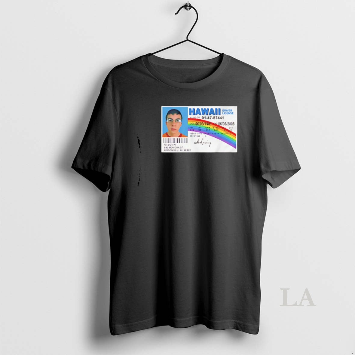 Original Mclovin Id Dake Driver License Unisex T-shirt, Sweatshirt, Hoodie, Long Sleeve Tee - T-Shirt, Sweatshirt, Hoodie