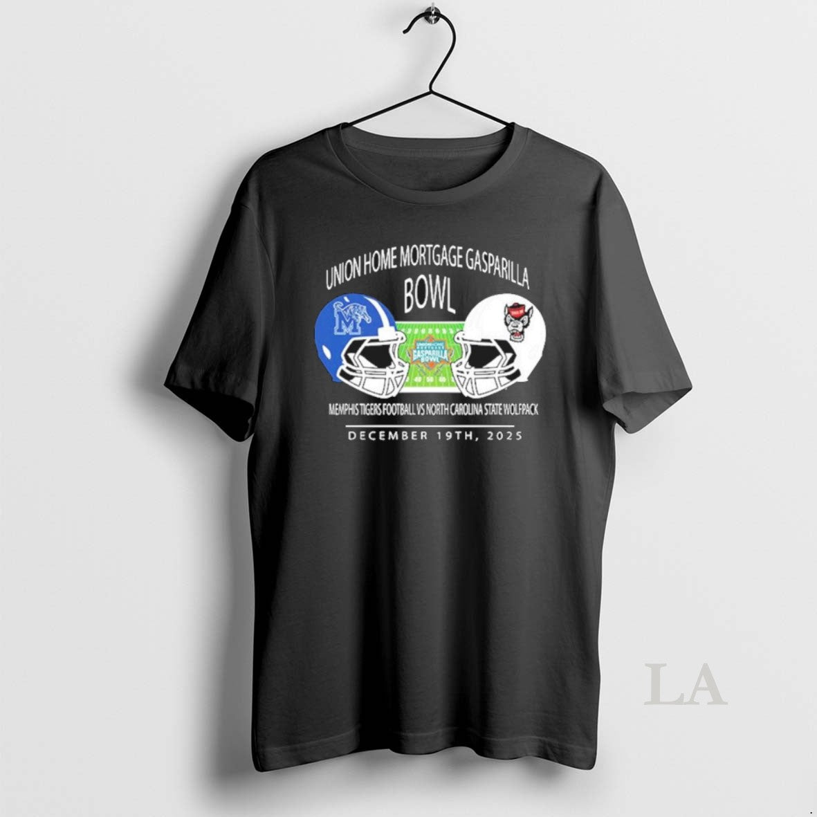 Original Memphis Tigers Vs Nc State Wolfpack Union Home Mortgage Gasparilla Bowl December 19th 2025 - T-Shirt, Sweatshirt, Hoodie