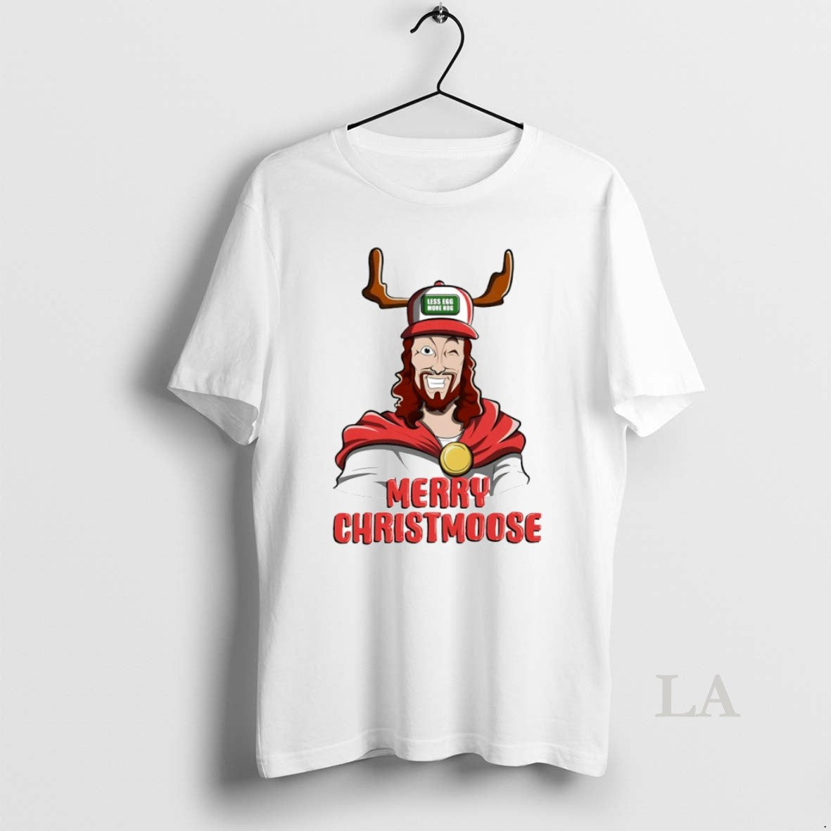 Original Merry Christmoose Less Egg More Hog Circle - T-Shirt, Sweatshirt, Hoodie