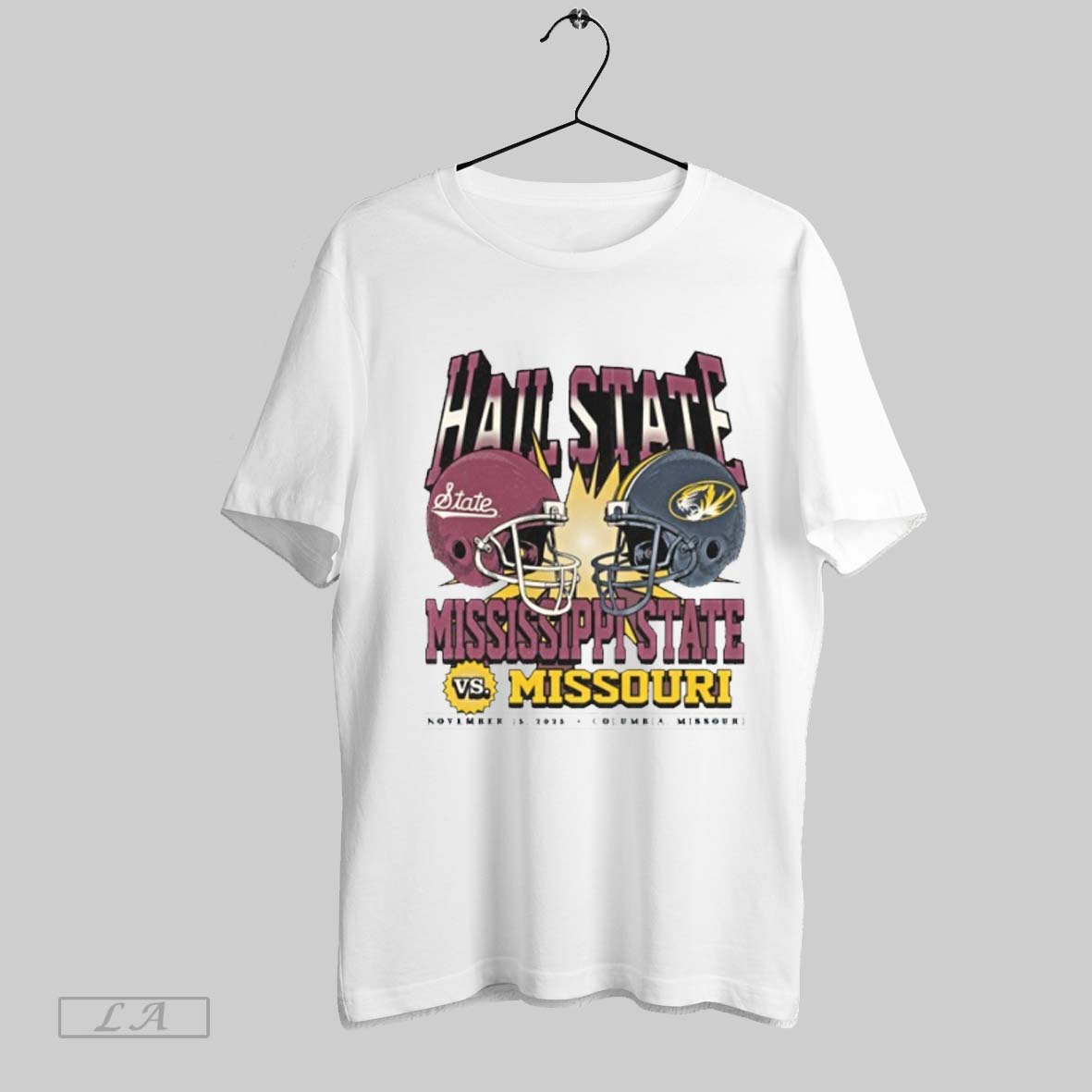 Original Missouri Tigers Vs Mississippi State Bulldogs 2025 Hail State Unisex T-shirt, Sweatshirt, Hoodie, Long Sleeve Tee - T-Shirt, Sweatshirt, Hoodie