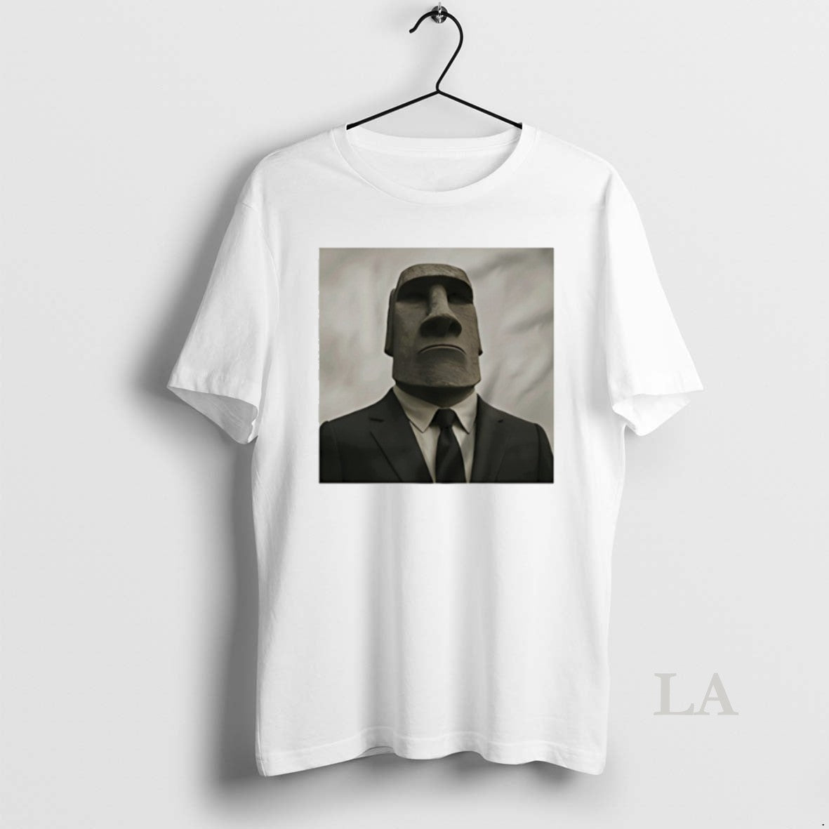 Original Moai Statue In Suit Funny Unisex T-shirt, Sweatshirt, Hoodie, Long Sleeve Tee - T-Shirt, Sweatshirt, Hoodie