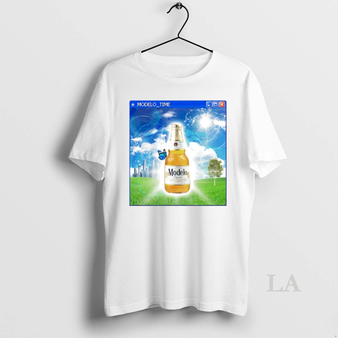 Original Modelo Time Frutiger Aero Beer Circle - T-Shirt, Sweatshirt, Hoodie