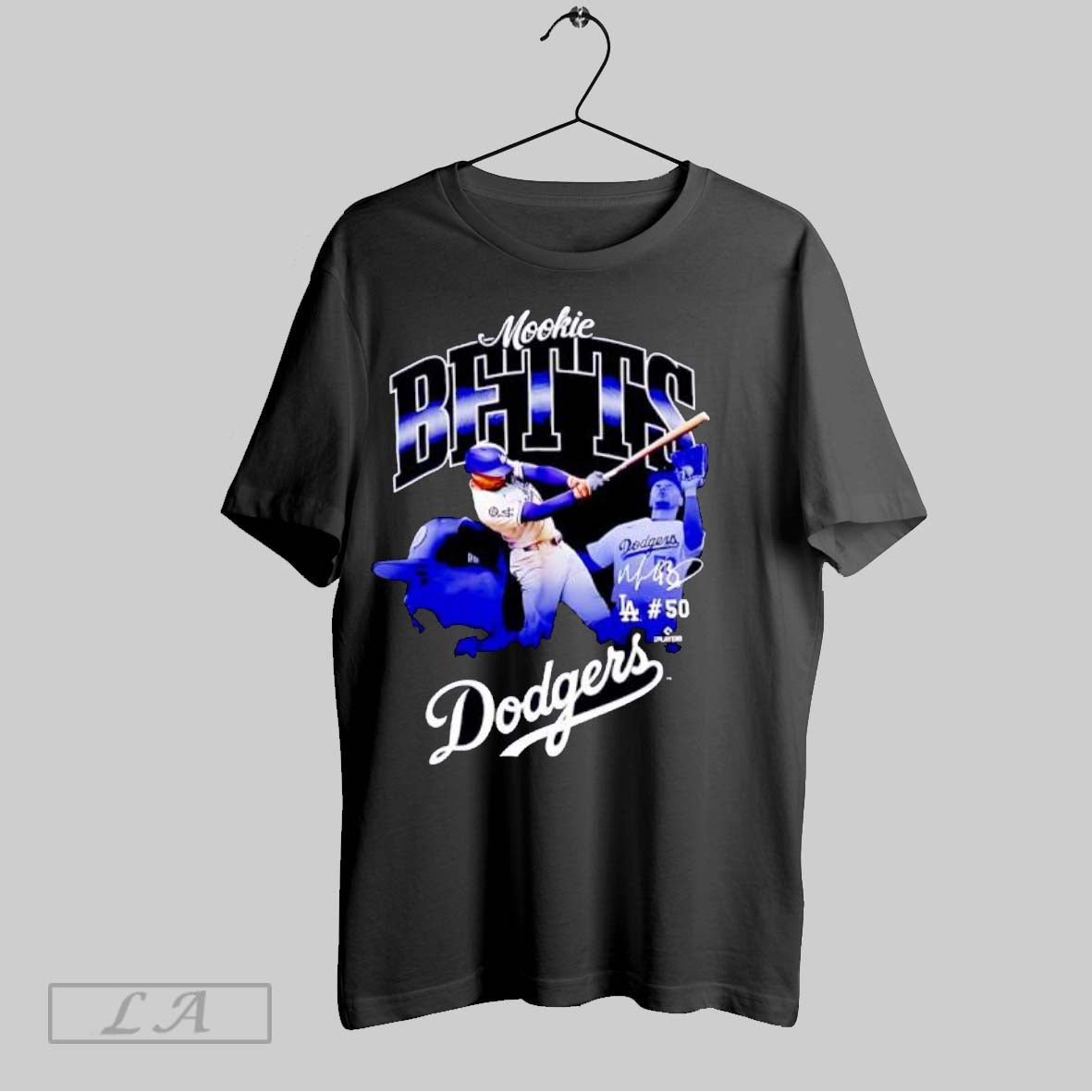 Original Mookie Betts Dodgers Baseball Player La 50 Signature Unisex T-shirt, Sweatshirt, Hoodie, Long Sleeve Tee - T-Shirt, Sweatshirt, Hoodie