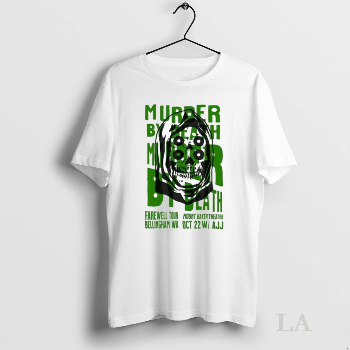 Original Murder By Death October 22 2025 Bellingham Unisex T-shirt, Sweatshirt, Hoodie, Long Sleeve Tee - T-Shirt, Sweatshirt, Hoodie