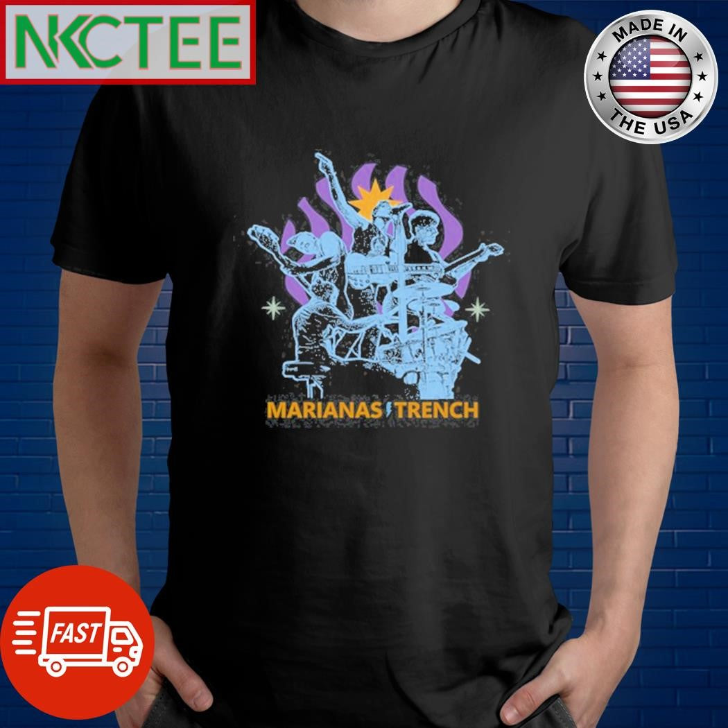 Original Music Notes Graffiti Vector New Marianas Trench Destined For The Storm Shirt Unisex T-shirt, Sweatshirt, Hoodie, Long Sleeve Tee - T-Shirt, Sweatshirt, Hoodie
