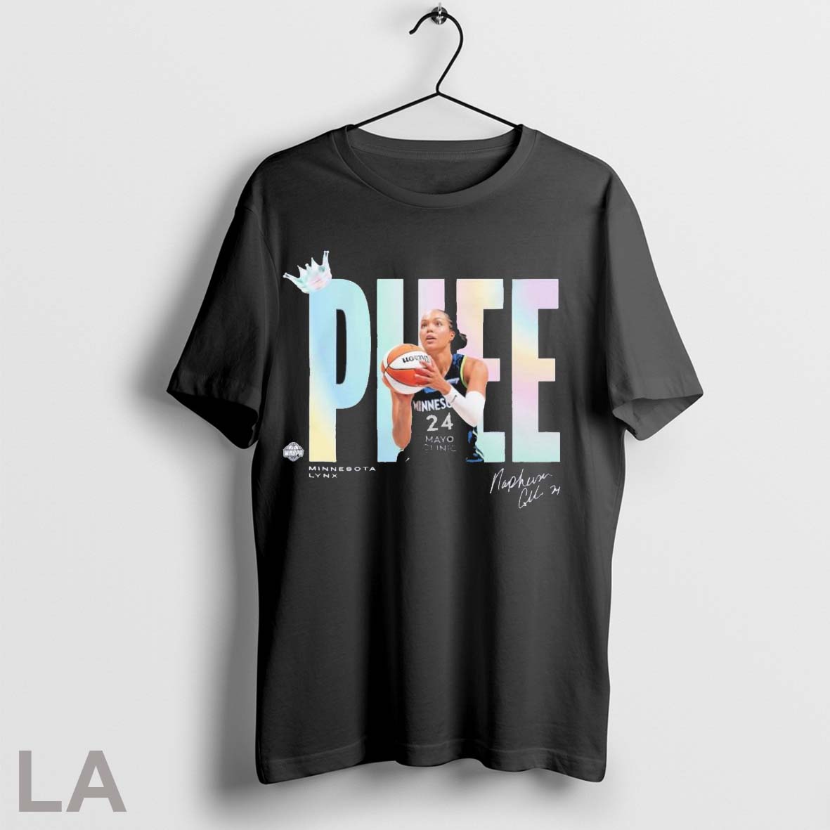 Original Napheesa Collier Minnesota Lynx Phee Crown Unisex T-shirt, Sweatshirt, Hoodie, Long Sleeve Tee - T-Shirt, Sweatshirt, Hoodie