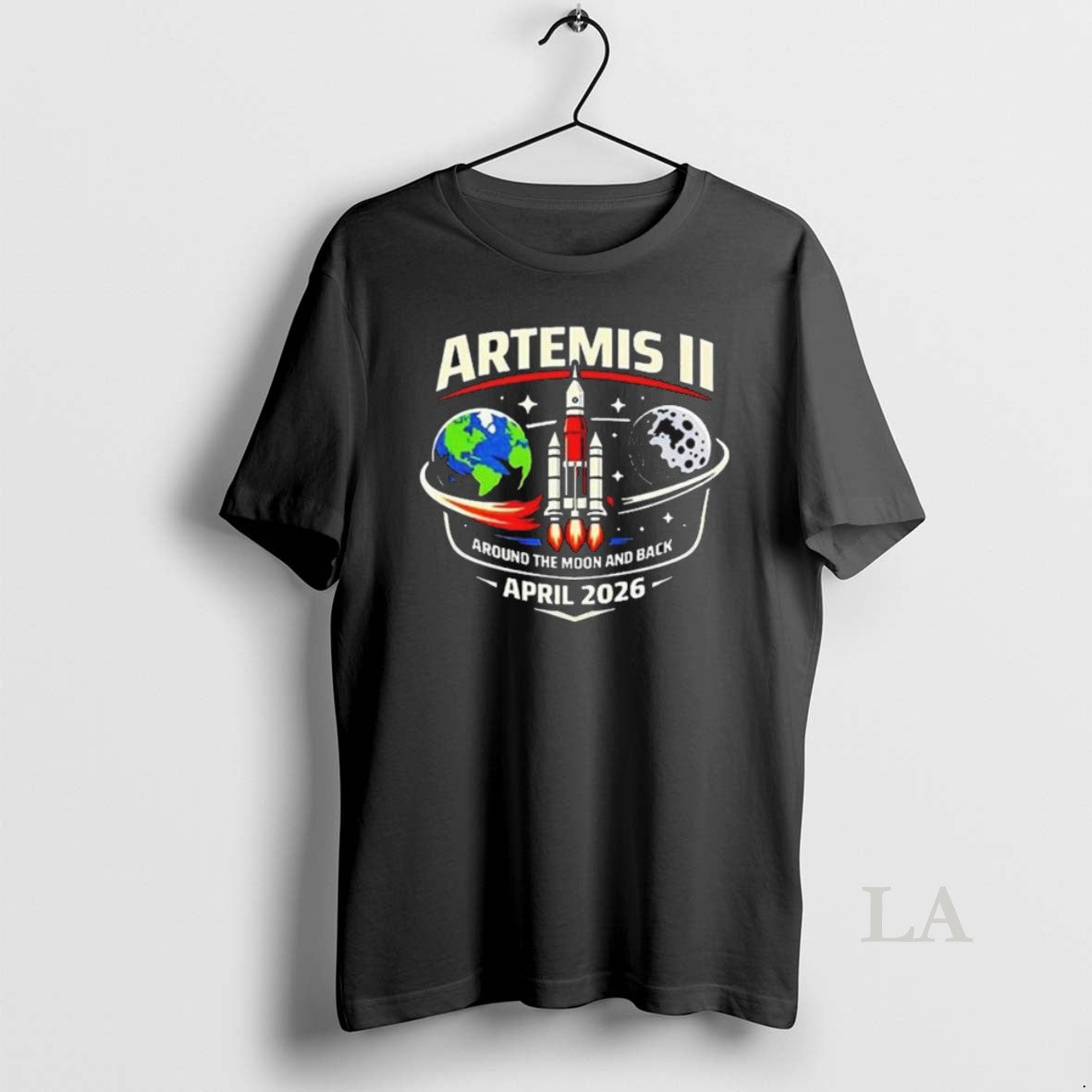 Original Nasa Artemis Ii Around The Moon And Back On April 2026 Unisex T-shirt, Sweatshirt, Hoodie, Long Sleeve Tee - T-Shirt, Sweatshirt, Hoodie