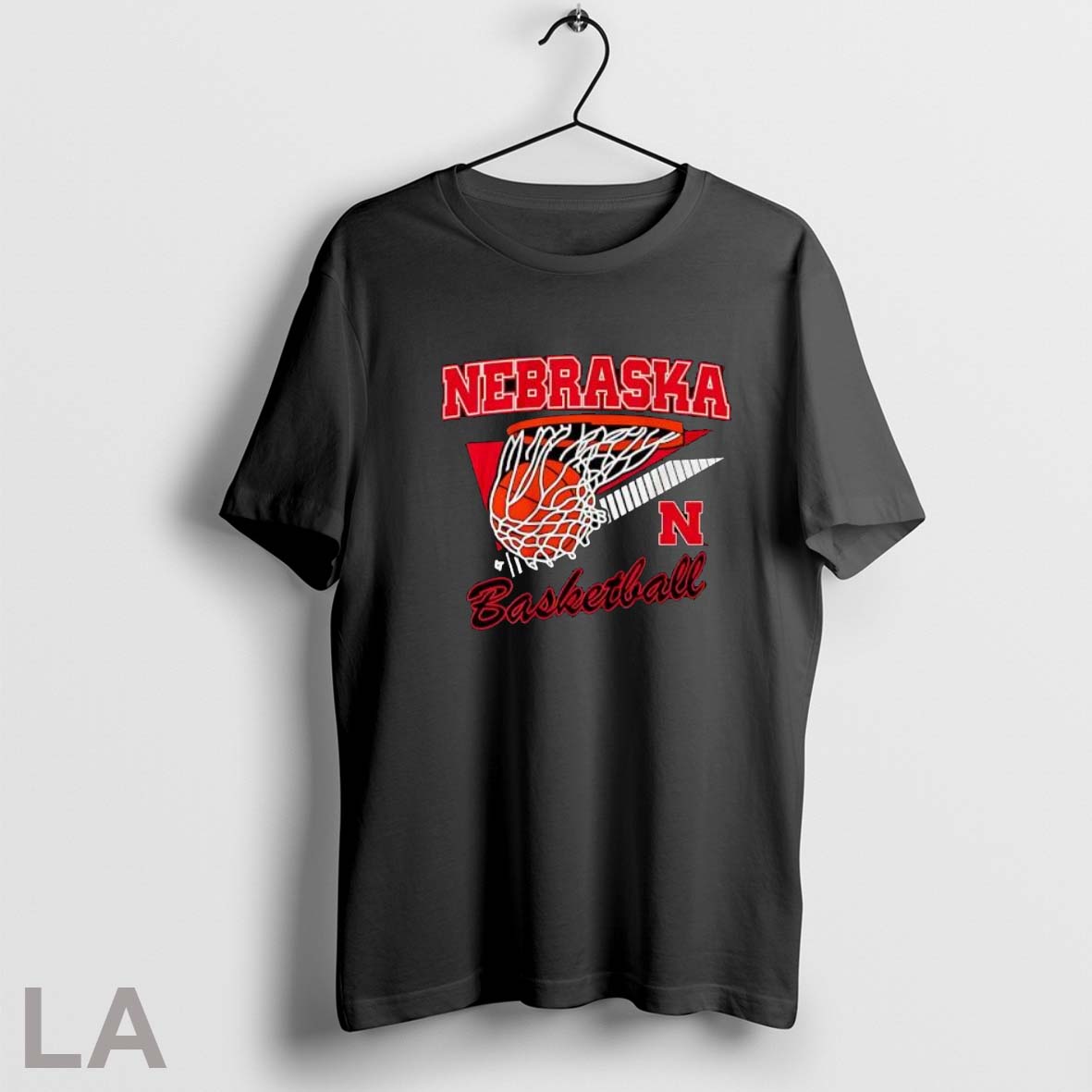 Original Nebraska Basketball Athletic Distressed Logo Graphic Unisex T-shirt, Sweatshirt, Hoodie, Long Sleeve Tee - T-Shirt, Sweatshirt, Hoodie