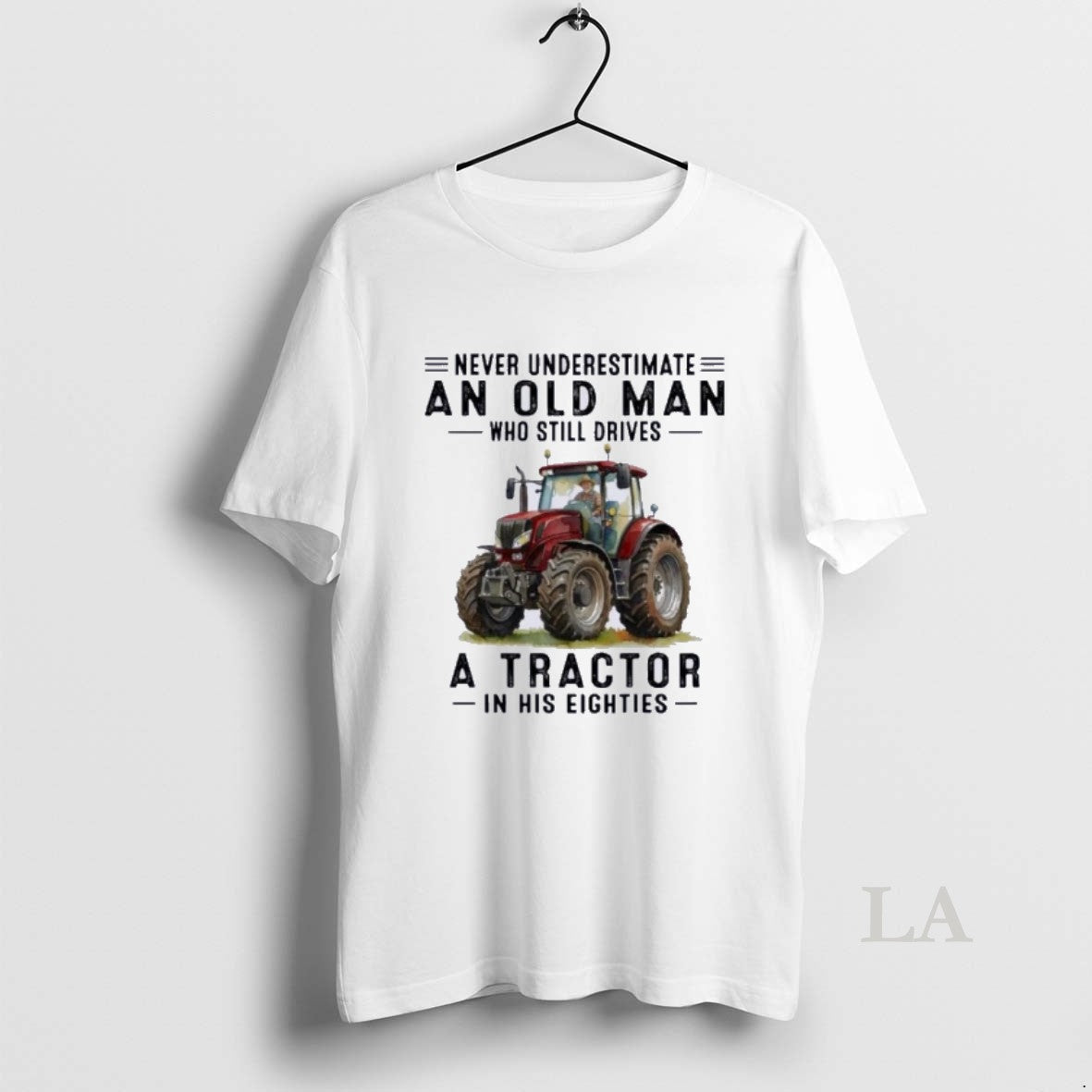 Original Never Underestimate An Old Man Drives Tractor 80s Eighties Unisex T-shirt, Sweatshirt, Hoodie, Long Sleeve Tee - T-Shirt, Sweatshirt, Hoodie