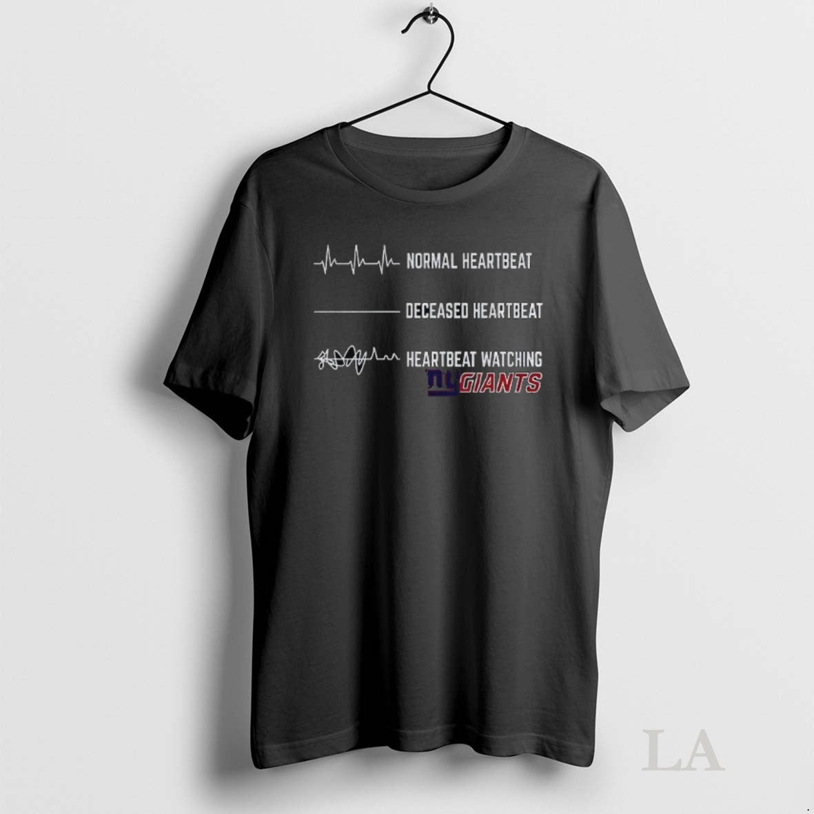 Original New York Giants Football Normal Heartbeat Deceased Heartbeat Heartbeat Watching Unisex T-shirt, Sweatshirt, Hoodie, Long Sleeve Tee - T-Shirt, Sweatshirt, Hoodie
