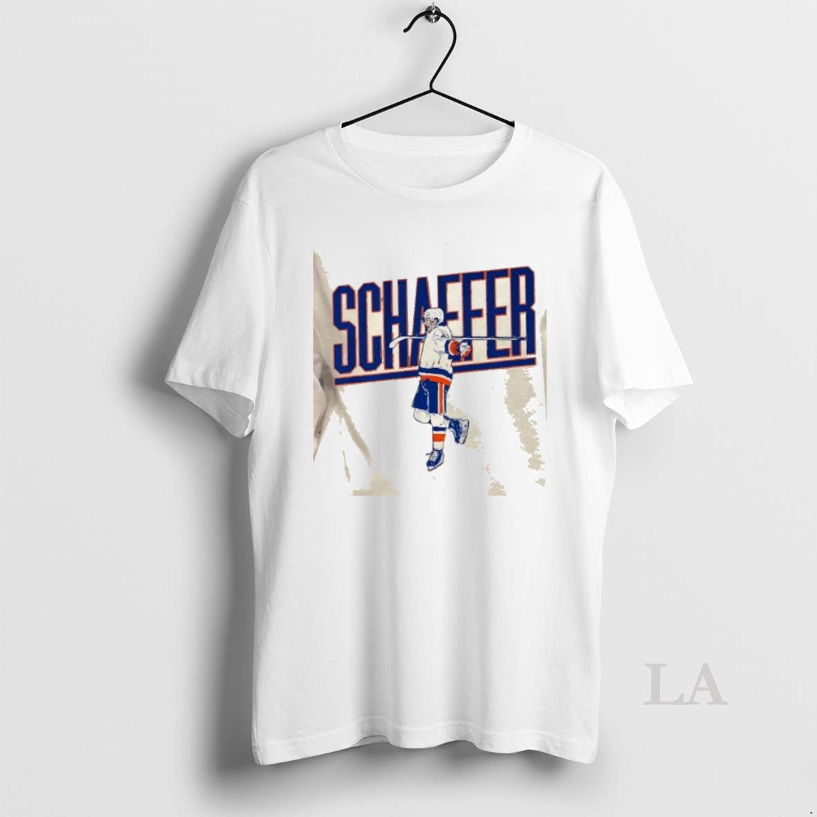Original New York Giants Hockey Matthew Schaefer Name Pose - T-Shirt, Sweatshirt, Hoodie