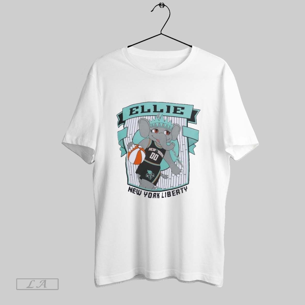 Original New York Liberty Ellie Mascot Established Unisex T-shirt, Sweatshirt, Hoodie, Long Sleeve Tee - T-Shirt, Sweatshirt, Hoodie