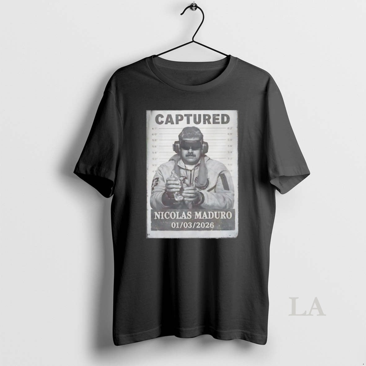 Original Nicolas Maduro Mugshot Captured Graphic - T-Shirt, Sweatshirt, Hoodie