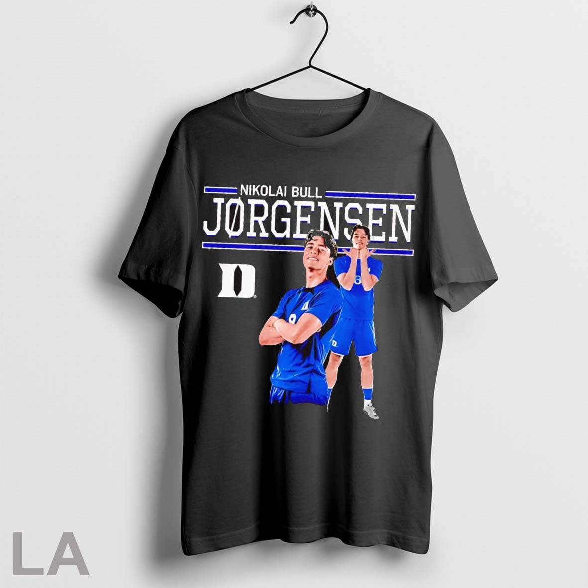 Original Nikolai Bull Jorgensen Illustrated Duke Soccer Unisex T-shirt, Sweatshirt, Hoodie, Long Sleeve Tee - T-Shirt, Sweatshirt, Hoodie