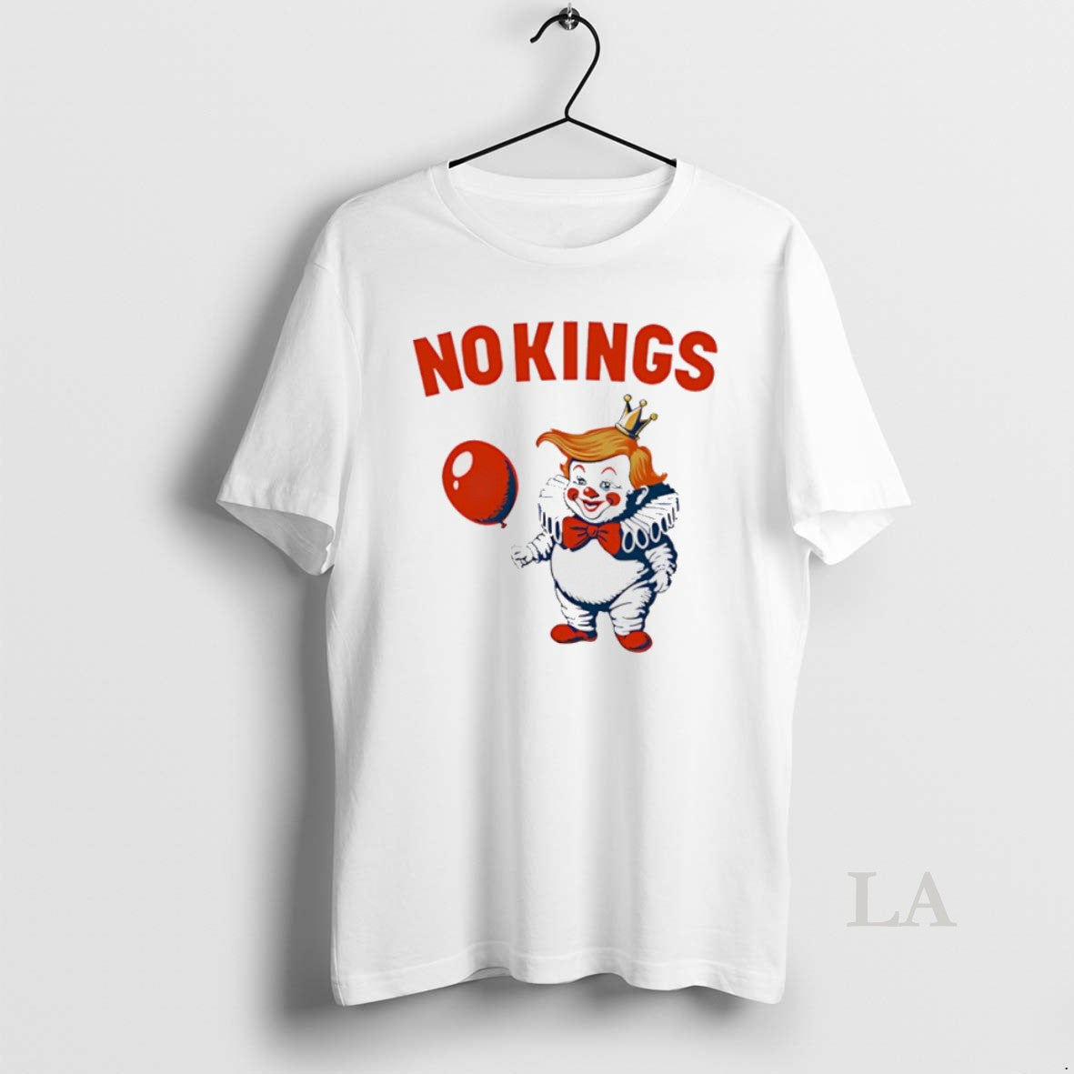 Original No Kings Trump Clown Meme Unisex T-shirt, Sweatshirt, Hoodie, Long Sleeve Tee - T-Shirt, Sweatshirt, Hoodie