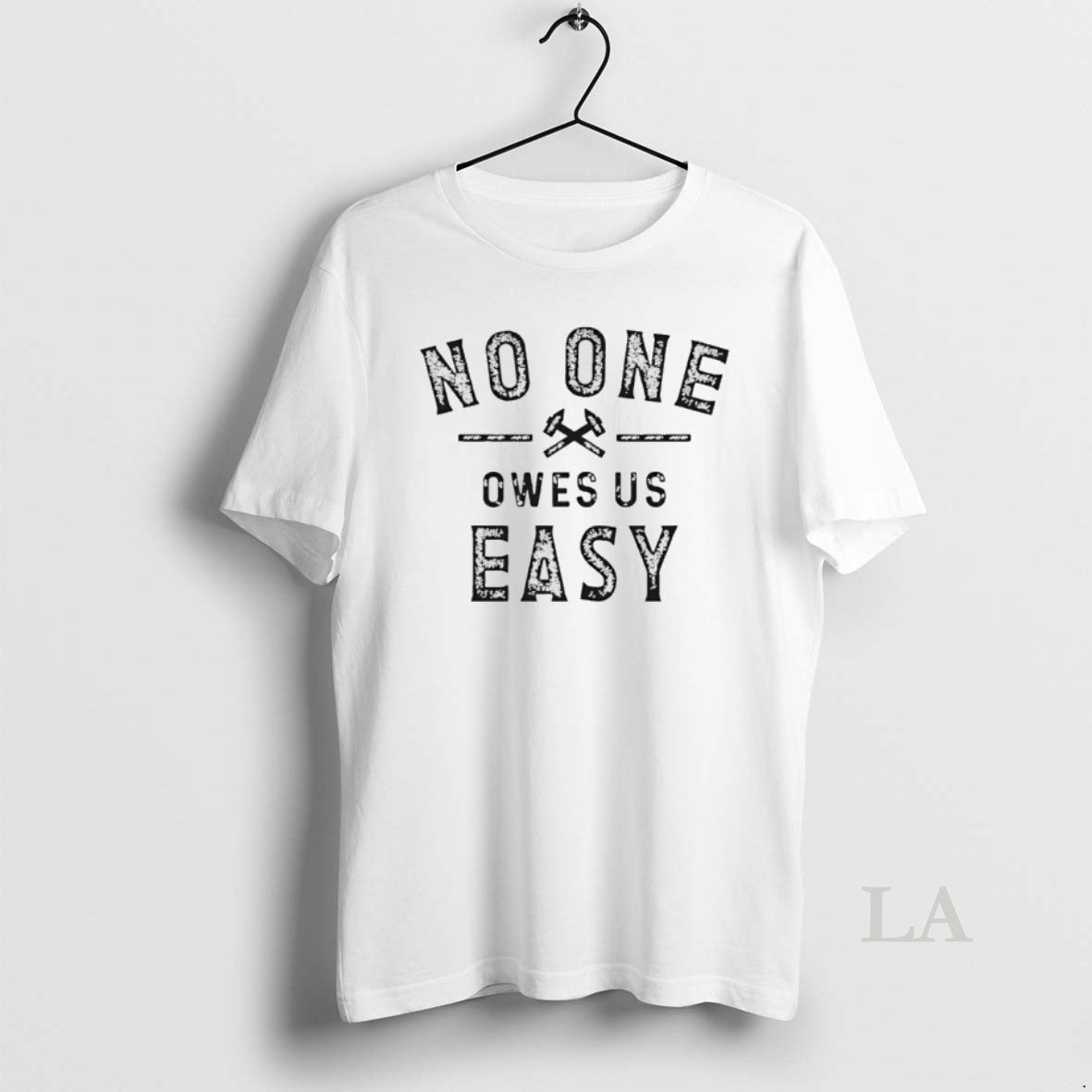 Original No One Owes Us Easy Unisex T-shirt, Sweatshirt, Hoodie, Long Sleeve Tee - T-Shirt, Sweatshirt, Hoodie