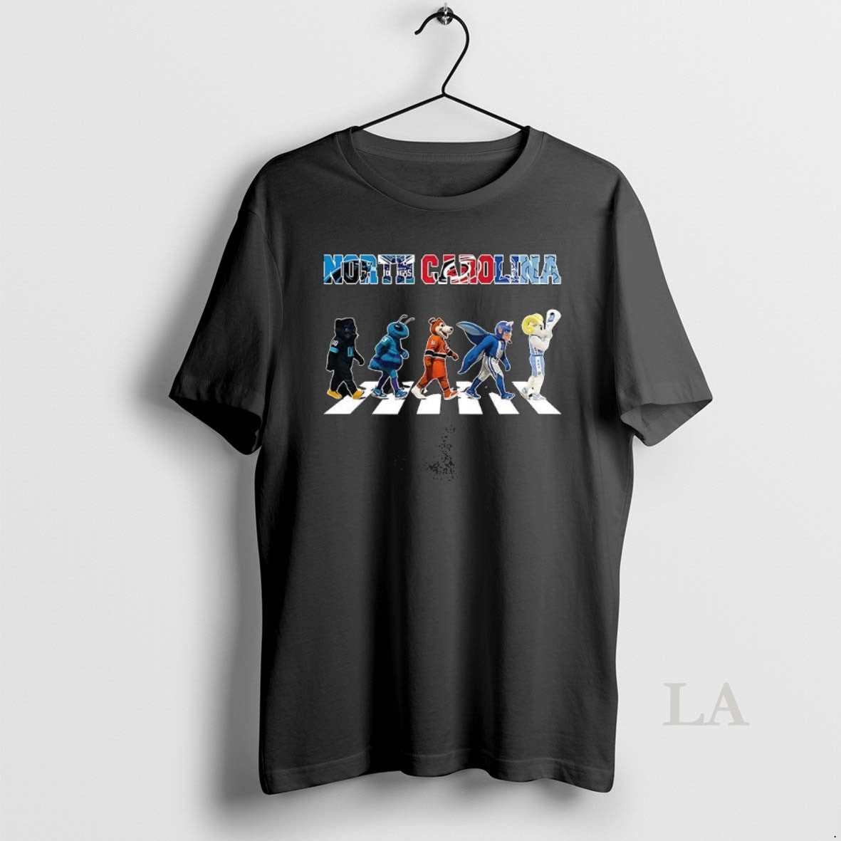 Original North Carolina Sports Teams Panthers Hornets Hurricanes Buffaloes Wolfpack Tar Heels Cross The Road - T-Shirt, Sweatshirt, Hoodie
