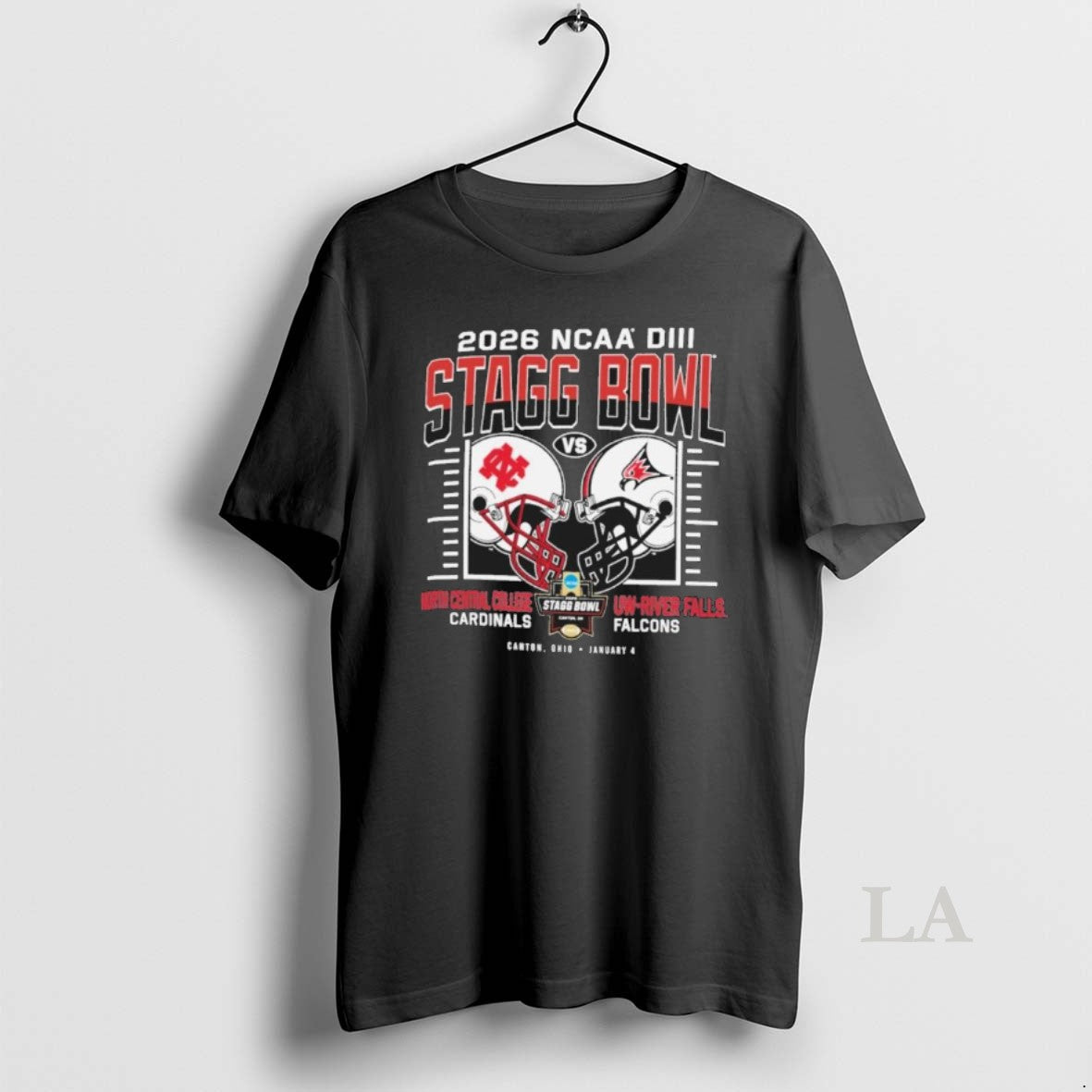 Original North Central Vs Uw River Falls 2025 Ncaa Diii Stagg Bowl Duel Helmet - T-Shirt, Sweatshirt, Hoodie