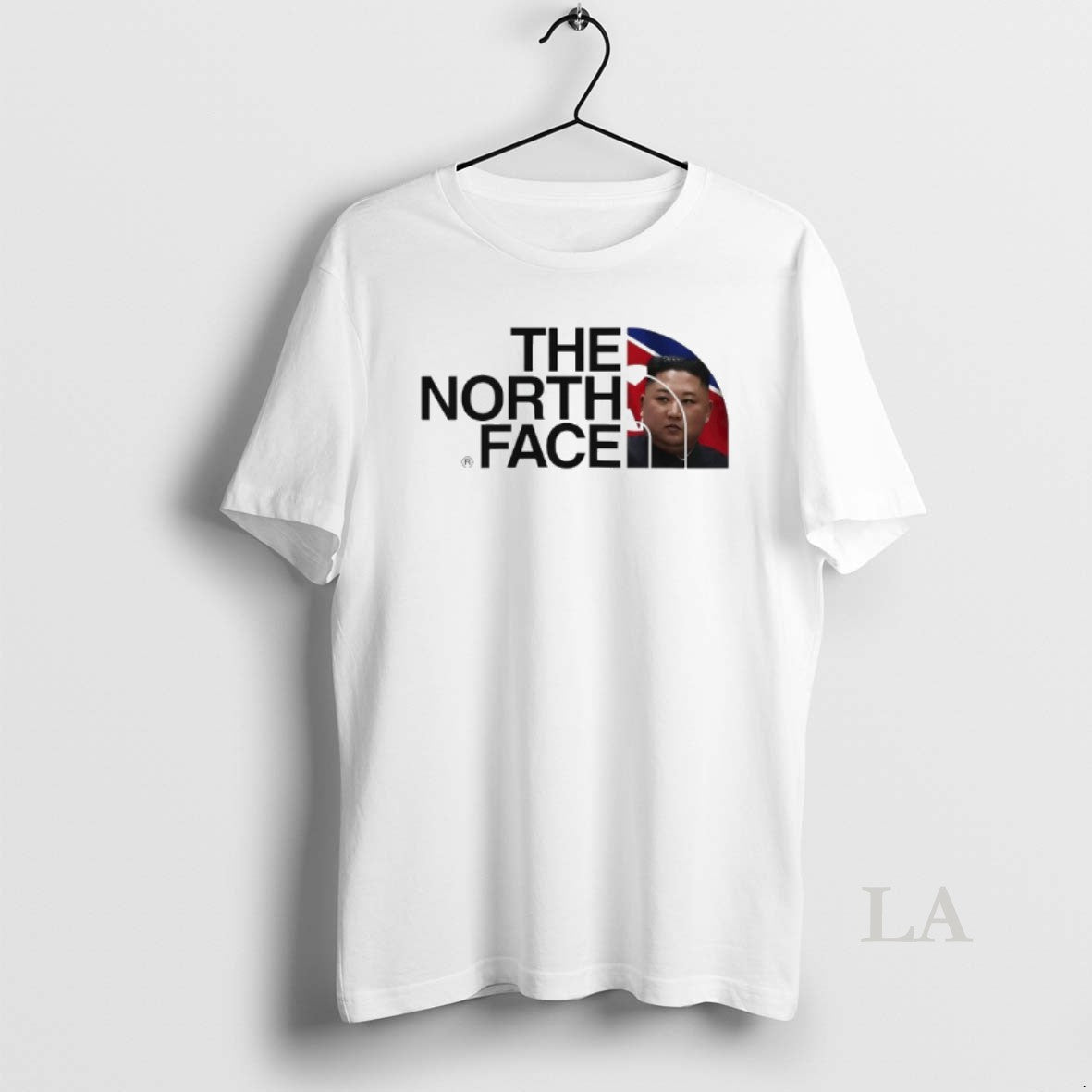 Original North Face Parody Logo Kim Jong Un Unisex T-shirt, Sweatshirt, Hoodie, Long Sleeve Tee - T-Shirt, Sweatshirt, Hoodie