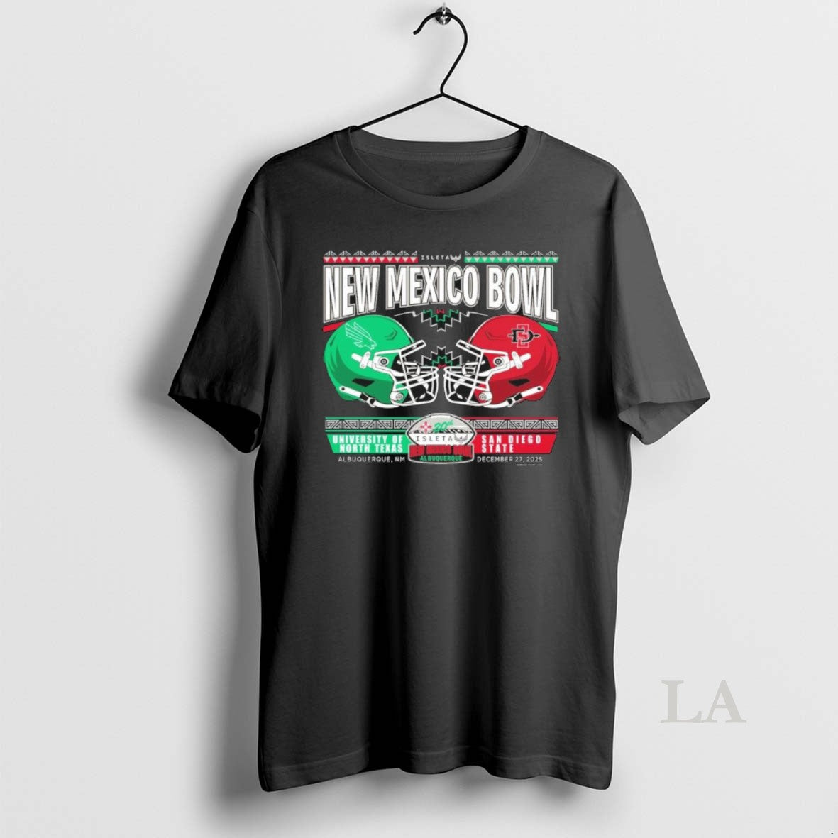 Original North Texas Vs Sdsu Aztecs 2025 New Mexico Bowl Matchup - T-Shirt, Sweatshirt, Hoodie