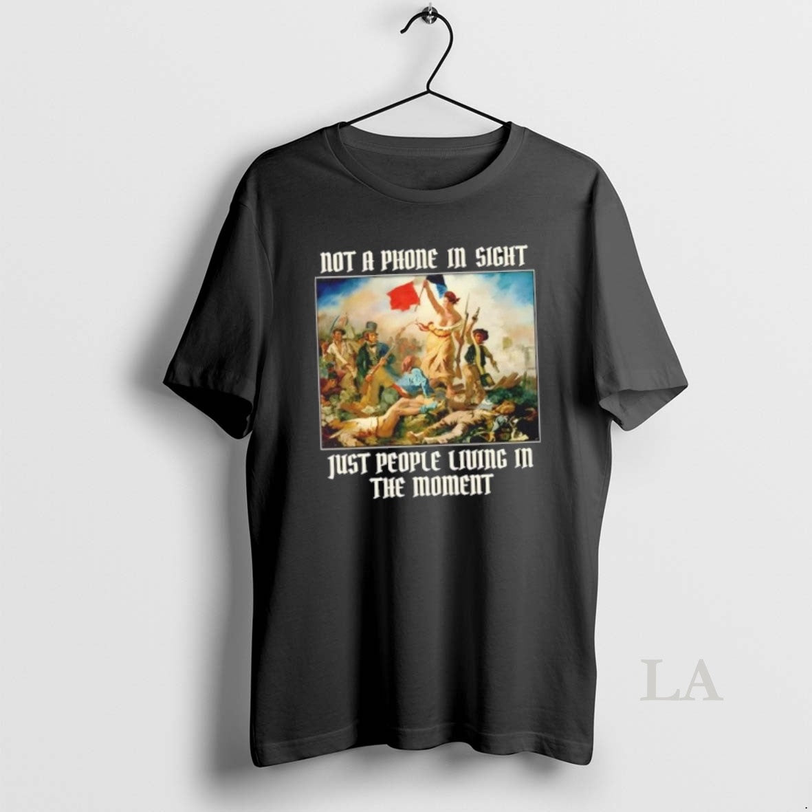 Original Not A Phone In Sight Just People Living In The Moment - T-Shirt, Sweatshirt, Hoodie