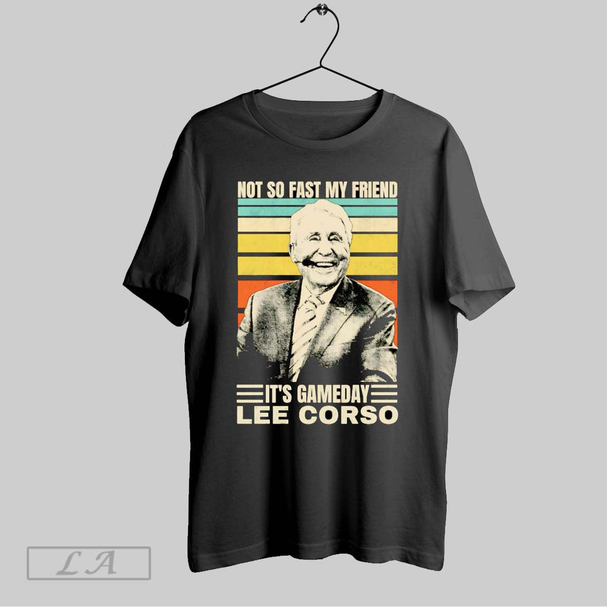 Original Not So Fast My Friend Its Gameday Lee Corso Retro Unisex T-shirt, Sweatshirt, Hoodie, Long Sleeve Tee - T-Shirt, Sweatshirt, Hoodie