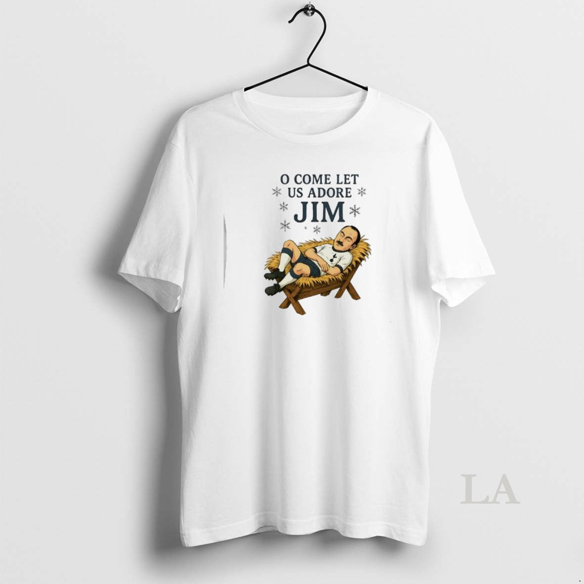 Original O Come Let Us Adore Jim Spurs Christmas - T-Shirt, Sweatshirt, Hoodie