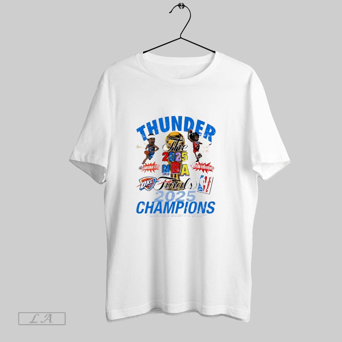 Original Okc Thunder Western Conference 2025 Nba Finals Champions Signatures Unisex T-shirt, Sweatshirt, Hoodie, Long Sleeve Tee - T-Shirt, Sweatshirt, Hoodie