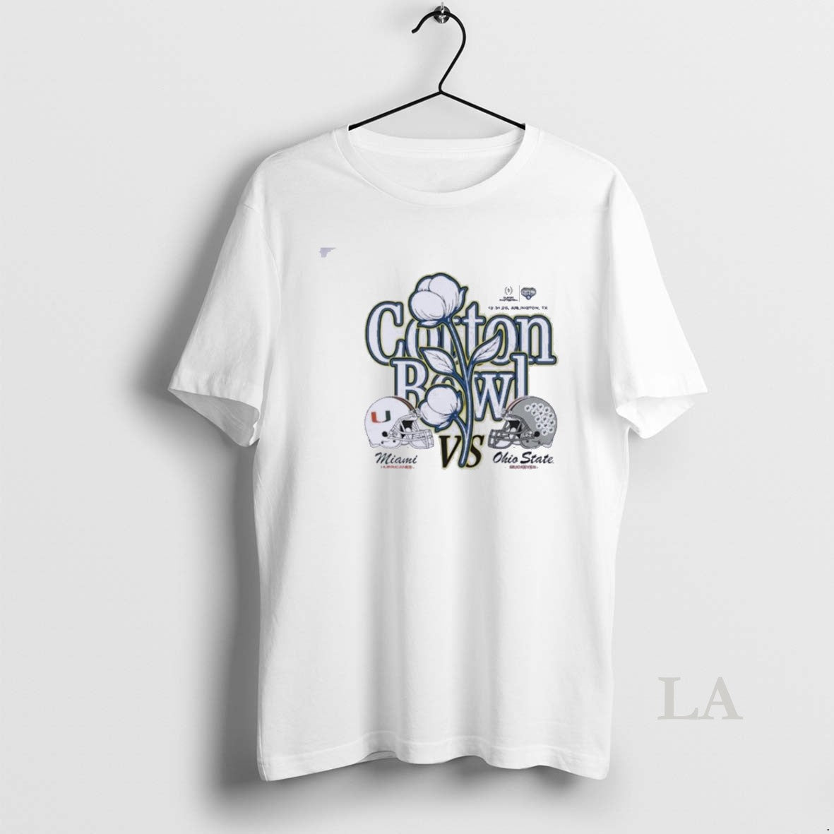 Original Ohio State Vs Miami 2025 Cotton Bowl At Arlington Tx December 31 2025 Helmet - T-Shirt, Sweatshirt, Hoodie