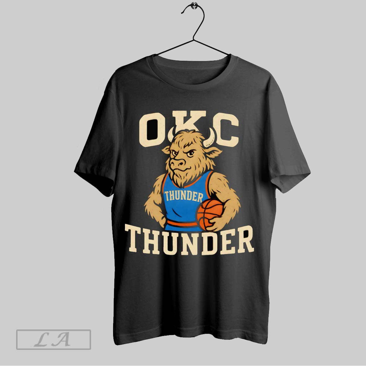 Original Okc Thunder Mascot Retro Unisex T-shirt, Sweatshirt, Hoodie, Long Sleeve Tee - T-Shirt, Sweatshirt, Hoodie