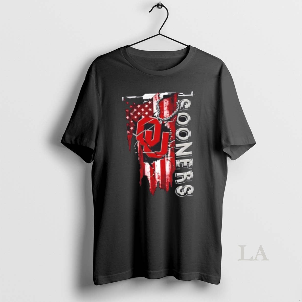 Original Oklahoma Sooners Football Battle Shattered Usa Flag Rip Design - T-Shirt, Sweatshirt, Hoodie