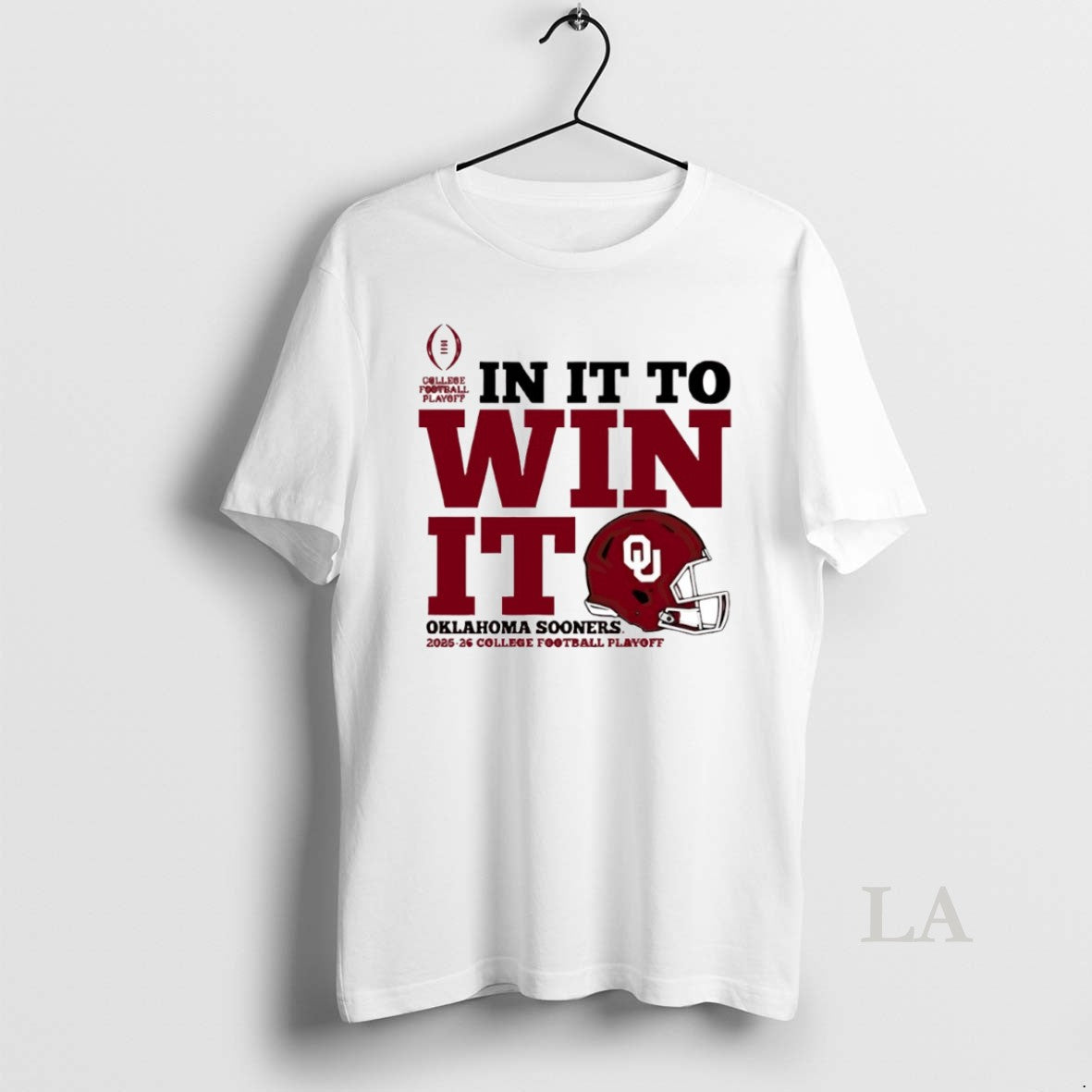 Original Oklahoma Sooners In It To Win It 2025 2026 College Football Playoff Bound Helmet - T-Shirt, Sweatshirt, Hoodie