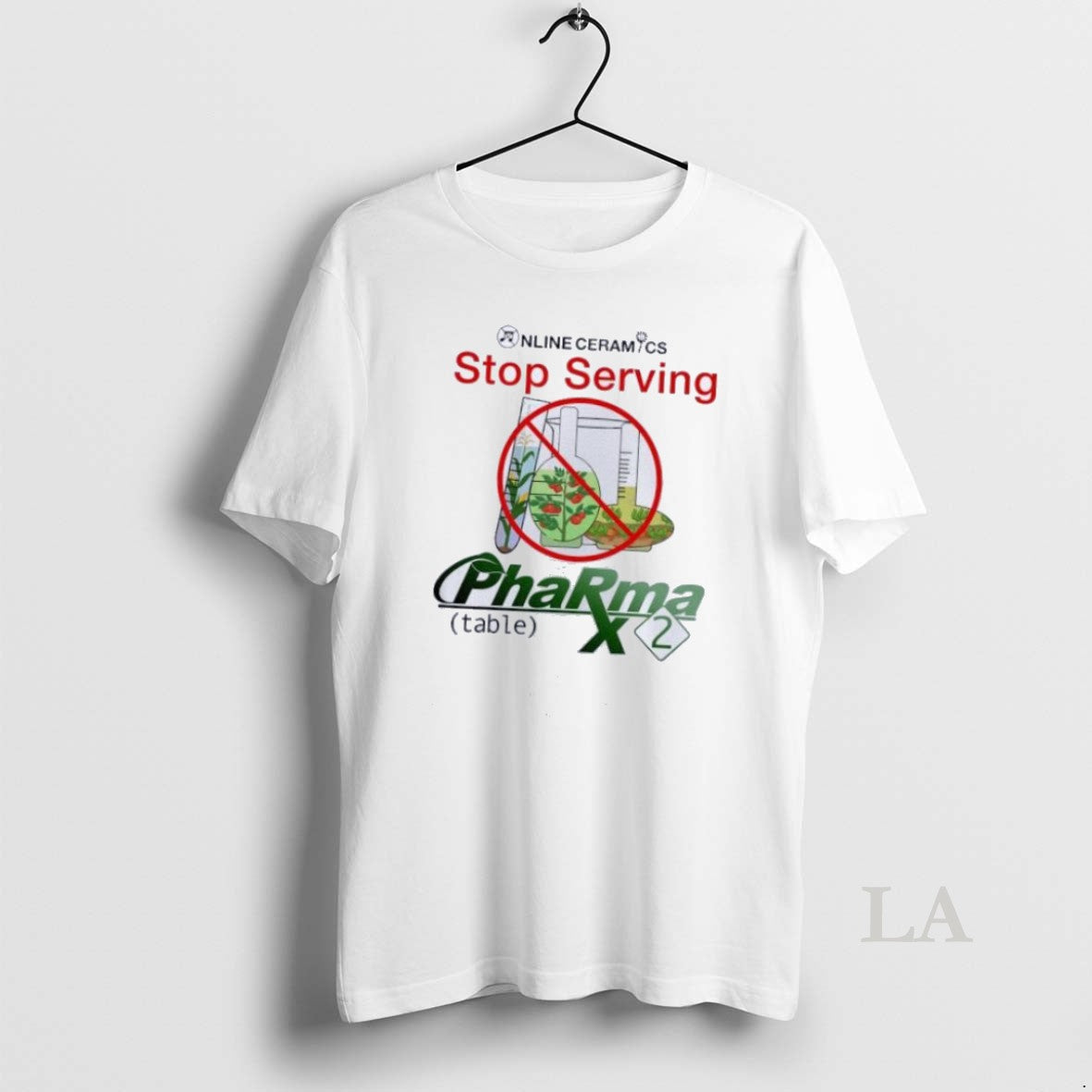 Original Online Ceramics Stop Serving Pharma Unisex T-shirt, Sweatshirt, Hoodie, Long Sleeve Tee - T-Shirt, Sweatshirt, Hoodie