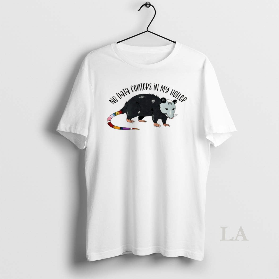 Original Opossum No Data Centers In My Holler Unisex T-shirt, Sweatshirt, Hoodie, Long Sleeve Tee - T-Shirt, Sweatshirt, Hoodie