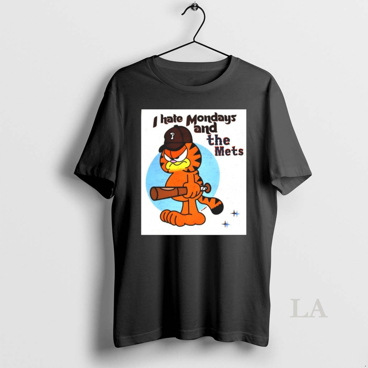 Original Orange Cat Philly Cap Philadelphia Phillies Baseball I Hate Mondays And The Mets Unisex T-shirt, Sweatshirt, Hoodie, Long Sleeve Tee - T-Shirt, Sweatshirt, Hoodie