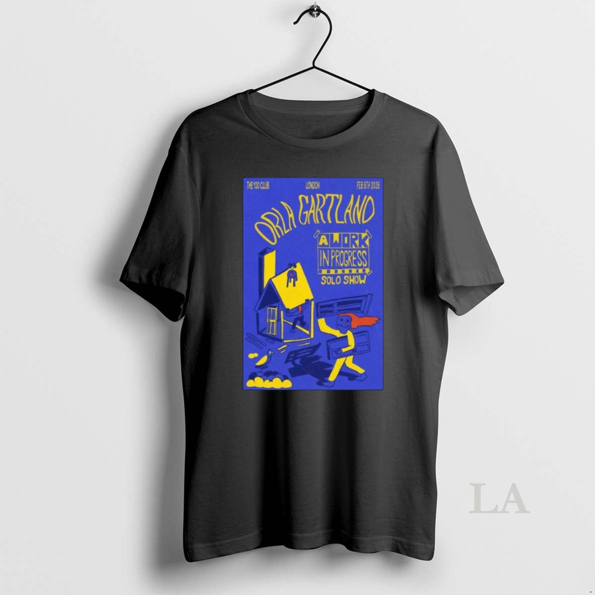 Original Orla Gartland A Work In Progress Solo Show 100 Club February 5 2026 Show - T-Shirt, Sweatshirt, Hoodie