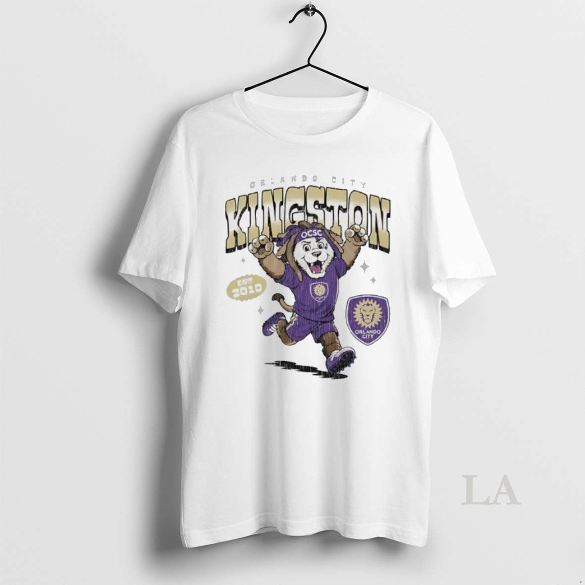 Original Orlando City Kingston Mascot Unisex T-shirt, Sweatshirt, Hoodie, Long Sleeve Tee - T-Shirt, Sweatshirt, Hoodie