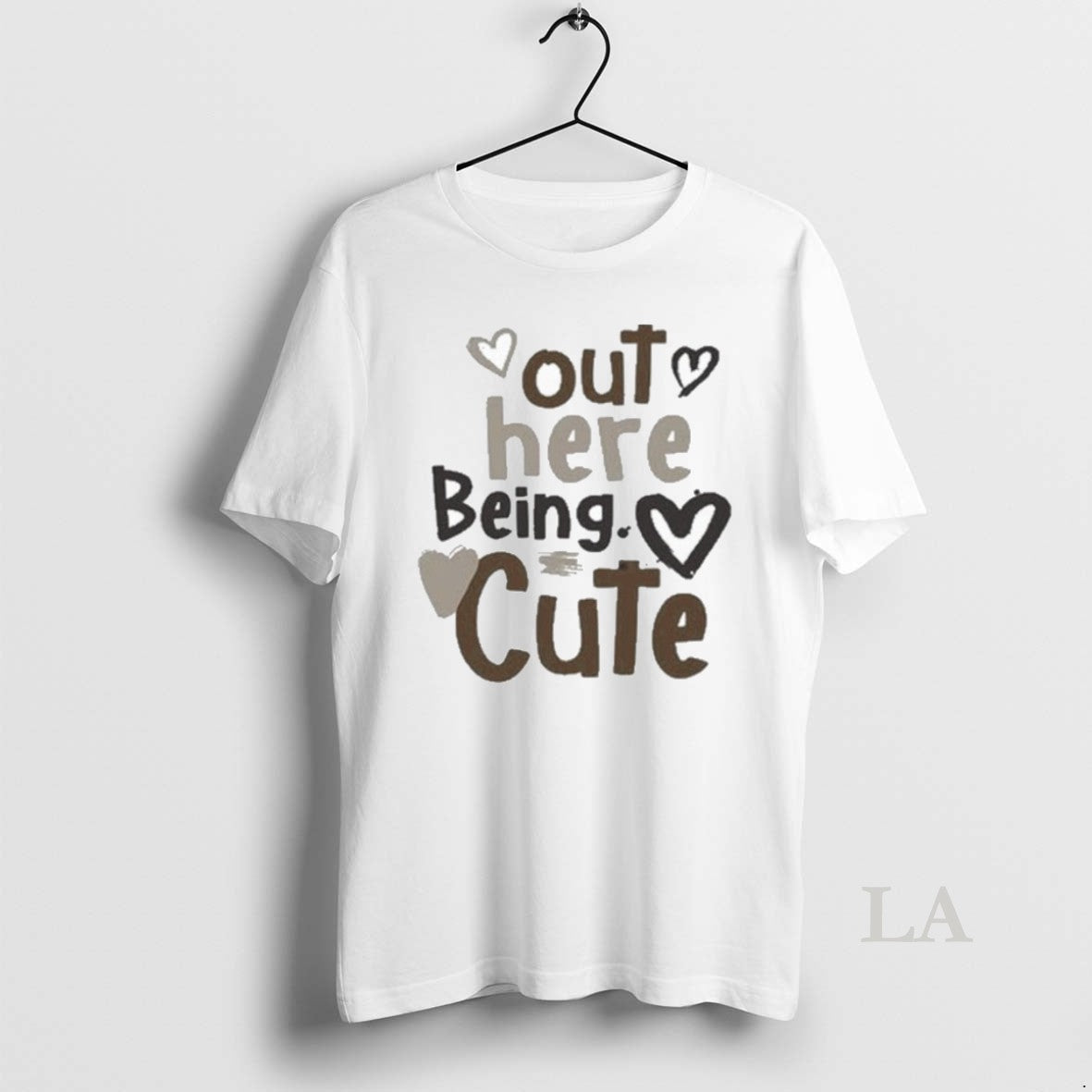 Original Out Here Being Cute Unisex T-shirt, Sweatshirt, Hoodie, Long Sleeve Tee - T-Shirt, Sweatshirt, Hoodie