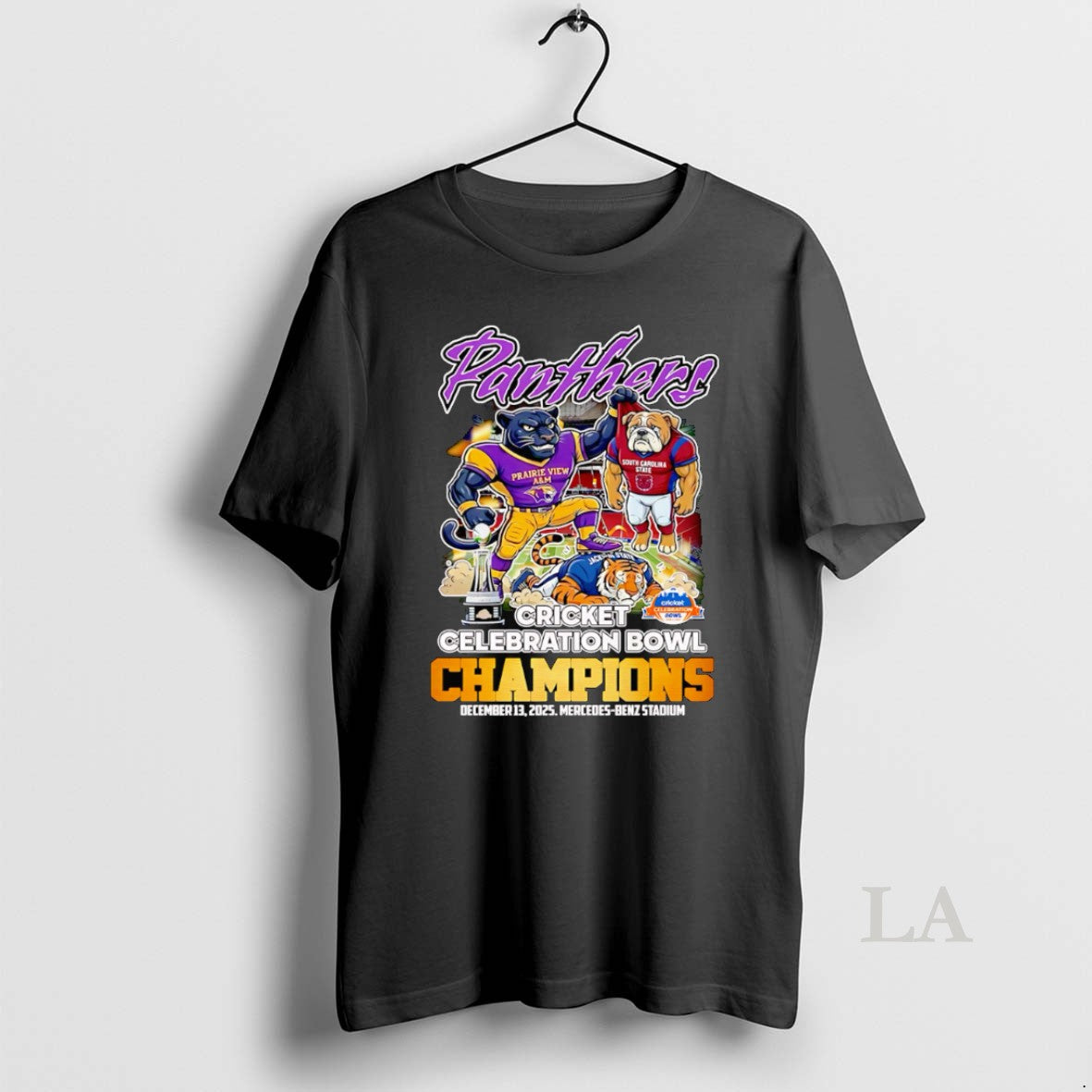 Original Panthers Cricket Celebration Bowl Champions Mascot - T-Shirt, Sweatshirt, Hoodie