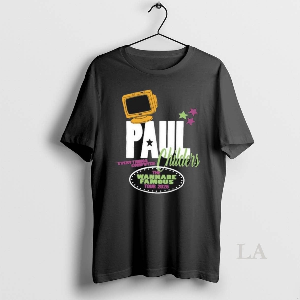 Original Paul Childers The Wannabe Famous Tour 2026 Unisex T-shirt, Sweatshirt, Hoodie, Long Sleeve Tee - T-Shirt, Sweatshirt, Hoodie