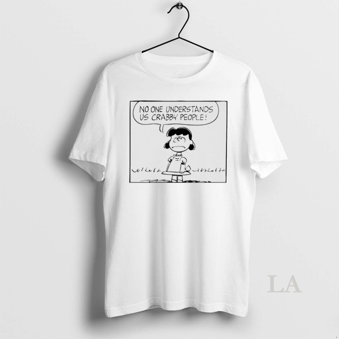Original Peanuts Lucy Crabby No One Understands Us Crabby People Unisex T-shirt, Sweatshirt, Hoodie, Long Sleeve Tee - T-Shirt, Sweatshirt, Hoodie