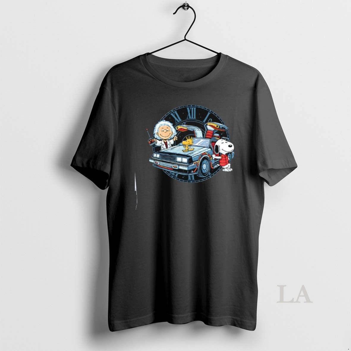 Original Peanuts Characters Back To The Future Time Travel Buddies Graphic - T-Shirt, Sweatshirt, Hoodie